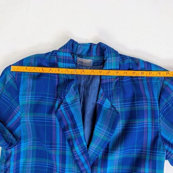 Pendleton Blue Plaid Men's Jacket - Picture 10 of 14